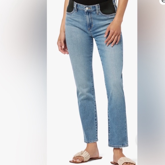 Joe's Jeans Denim - Joes Jeans The Lara Mid Rise Cigarette Ankle Maternity Jeans Size 25